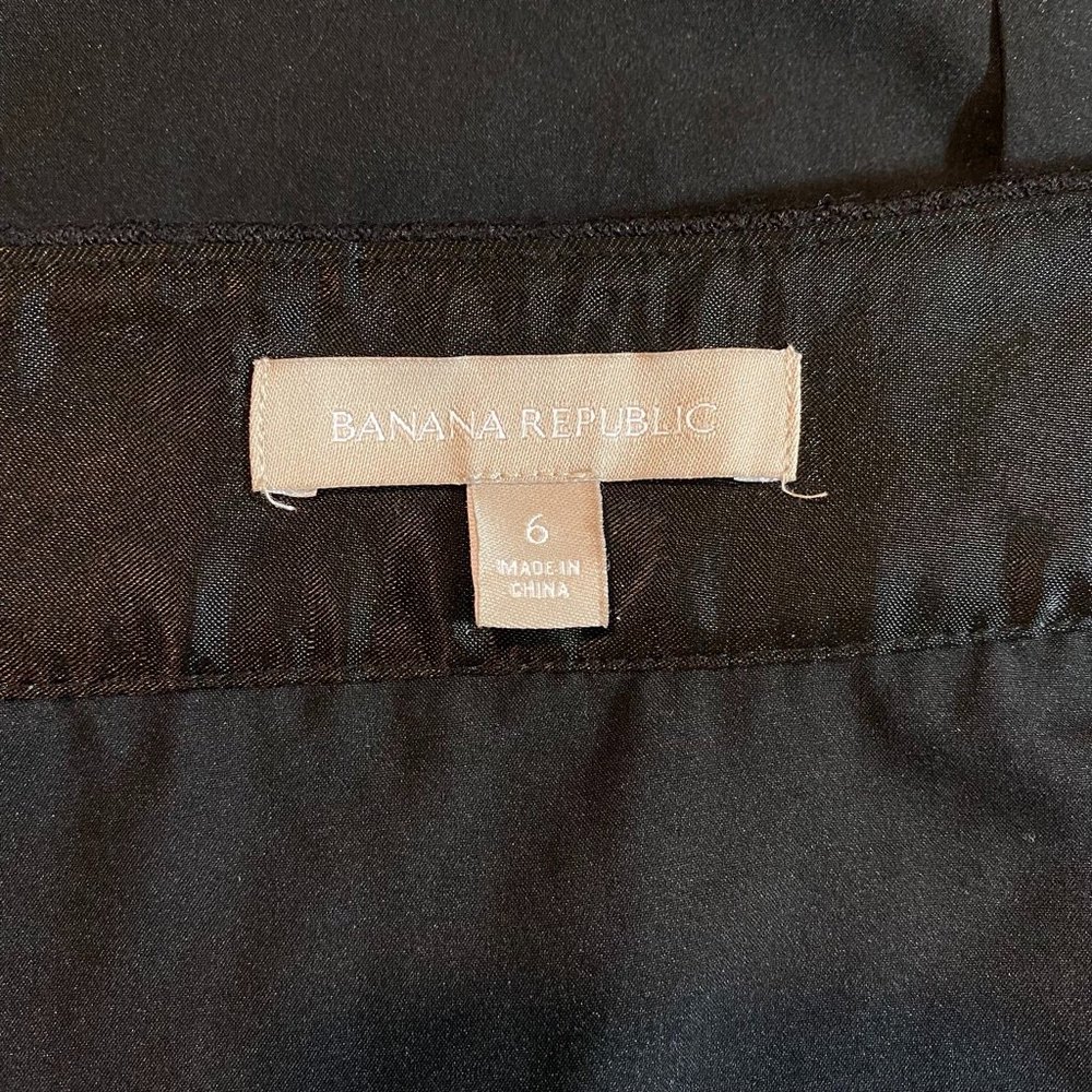 Banana Republic Wool Pencil Skirt Size 6 Black. - Picture 4 of 4